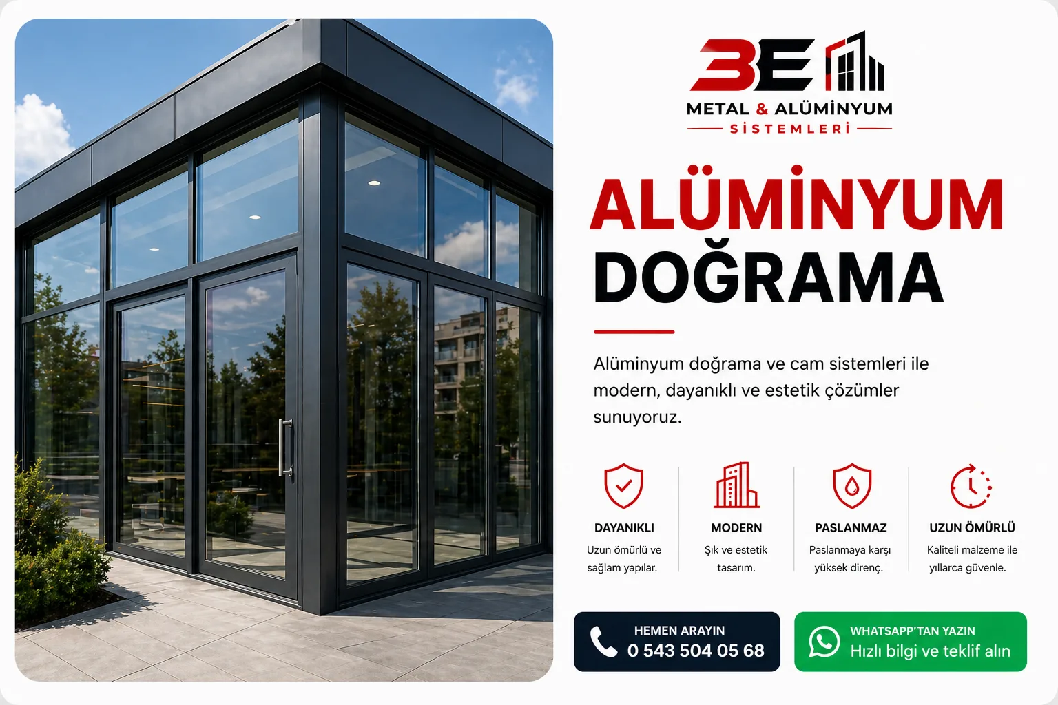 Alüminyum Doğrama
